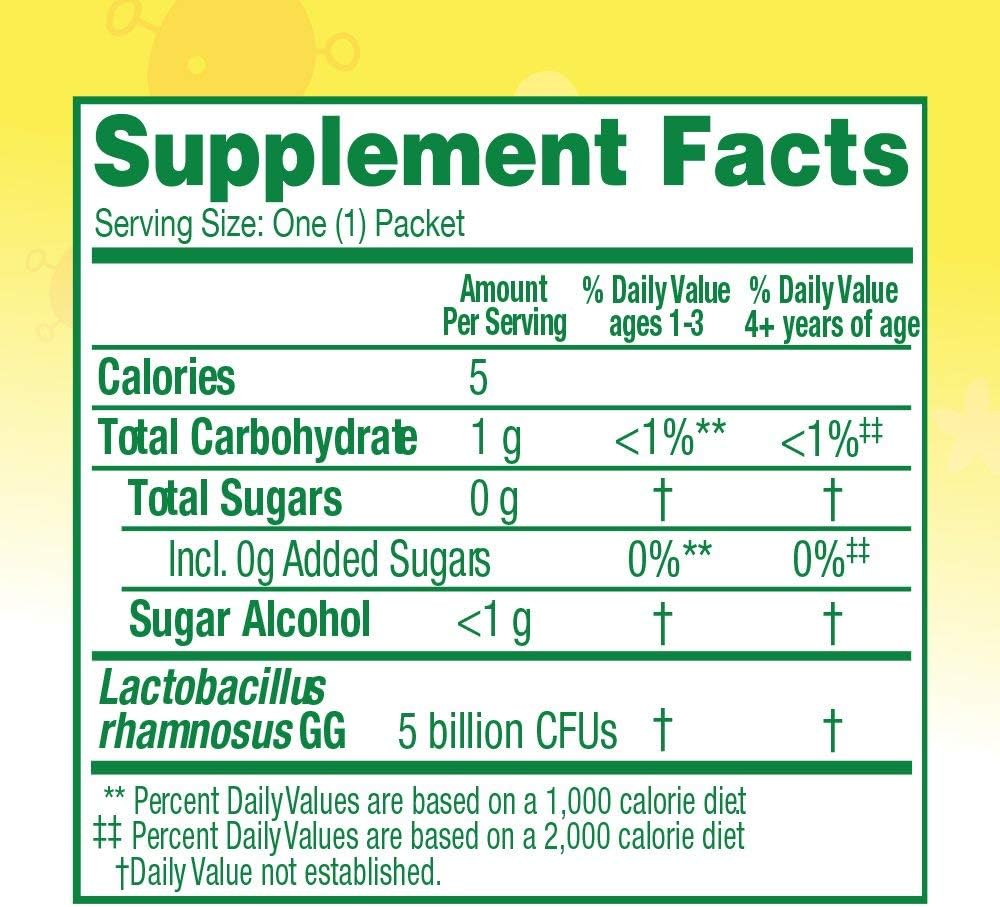 Culturelle Kids Packets Daily Probiotic Supplement | Helps Support a Healthy Immune & Digestive System* | #1 Pediatrician Recommended Brand††† | 30 Single Packets | Package May Vary