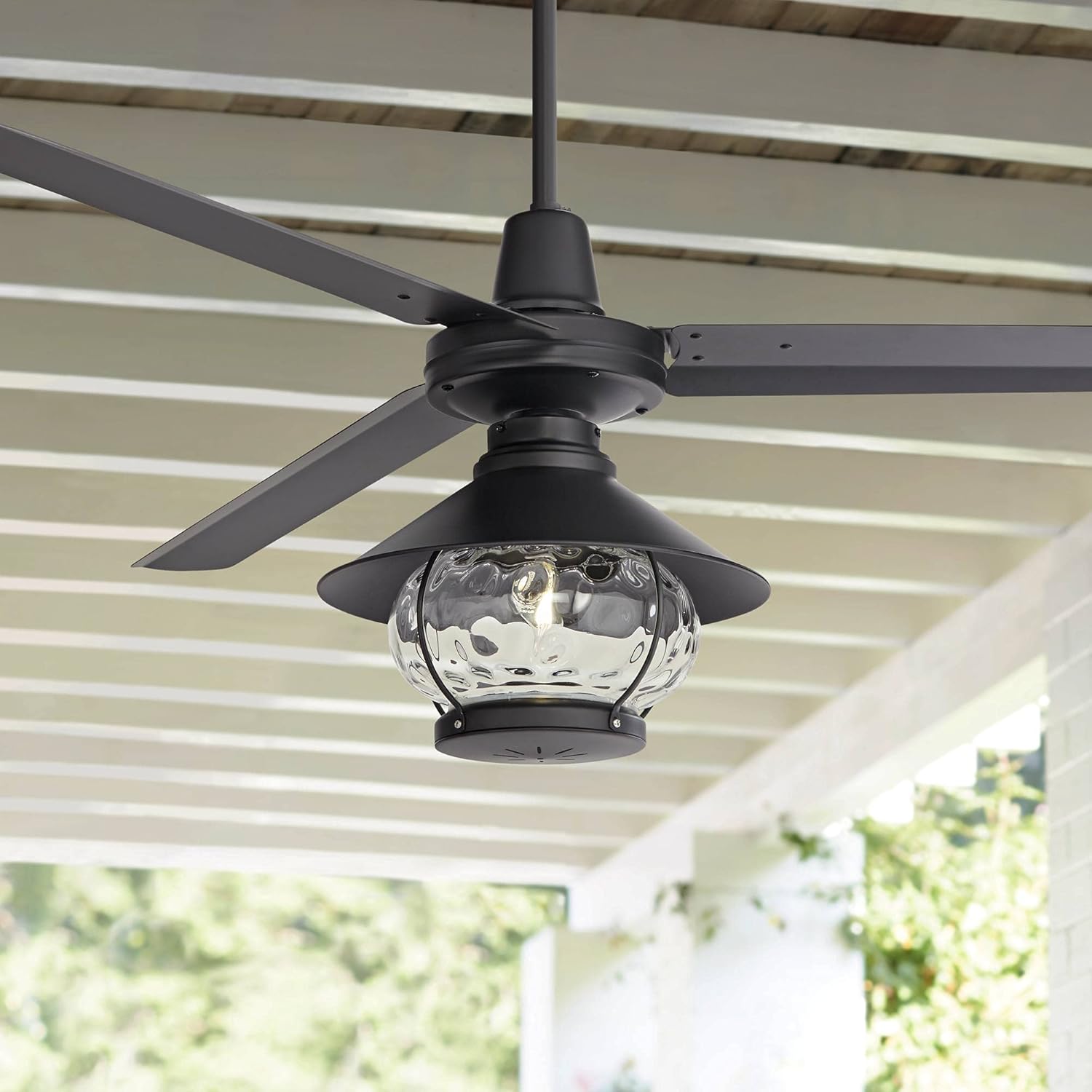 Casa Vieja 60" Turbina DC Modern Industrial Outdoor 3 Blade
