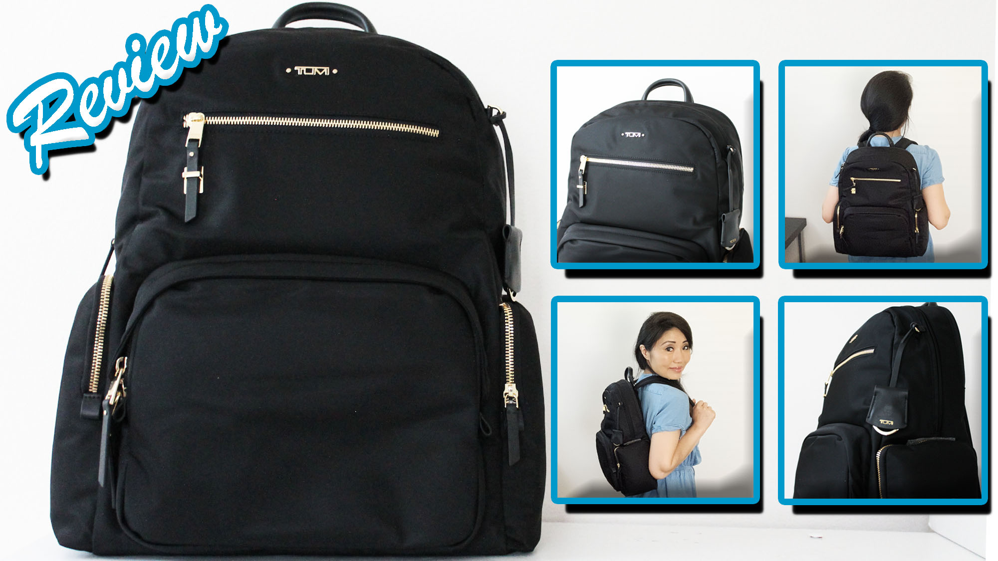 Watch TUMI Voyageur Carson Laptop Backpack 15 inch Review on Amazon Live