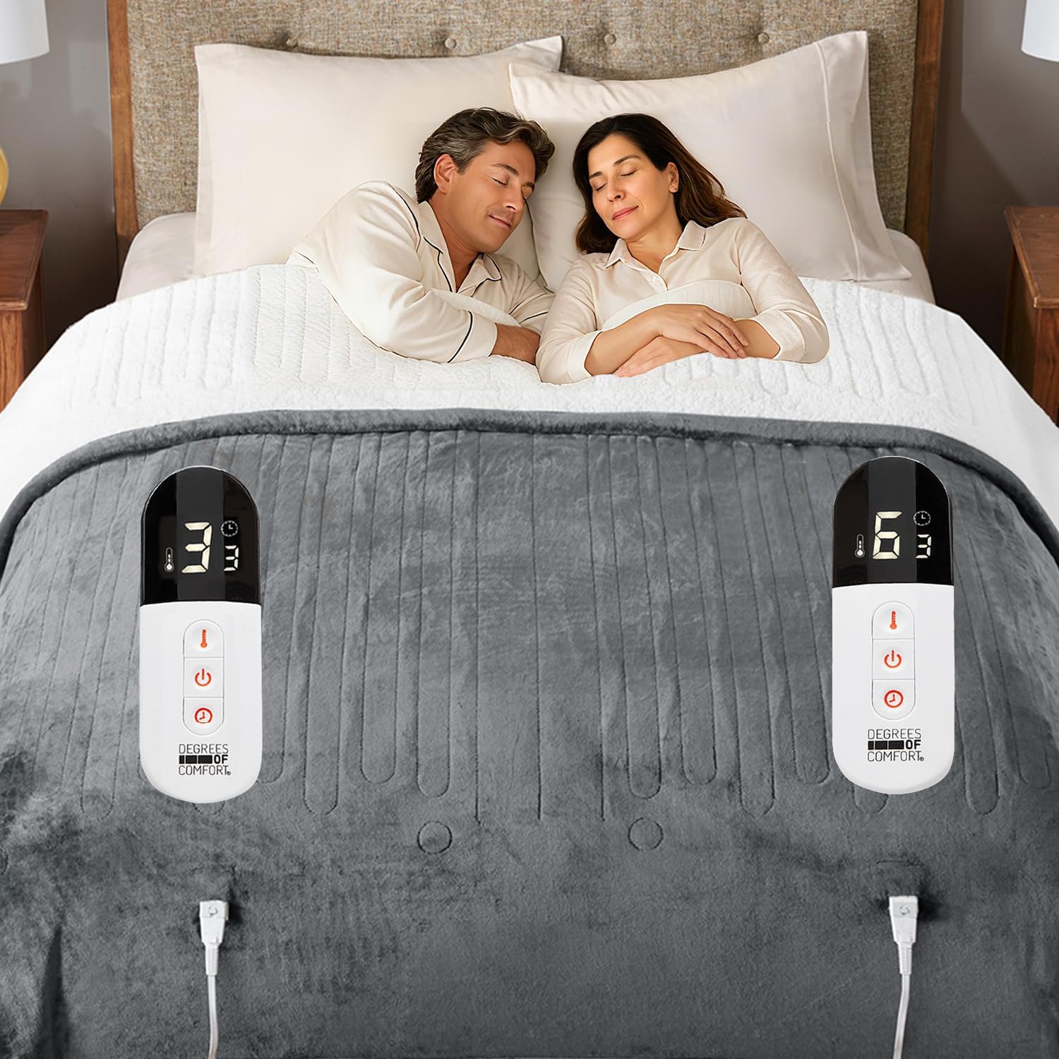 Degrees of Comfort Dual Control Heated Blanket