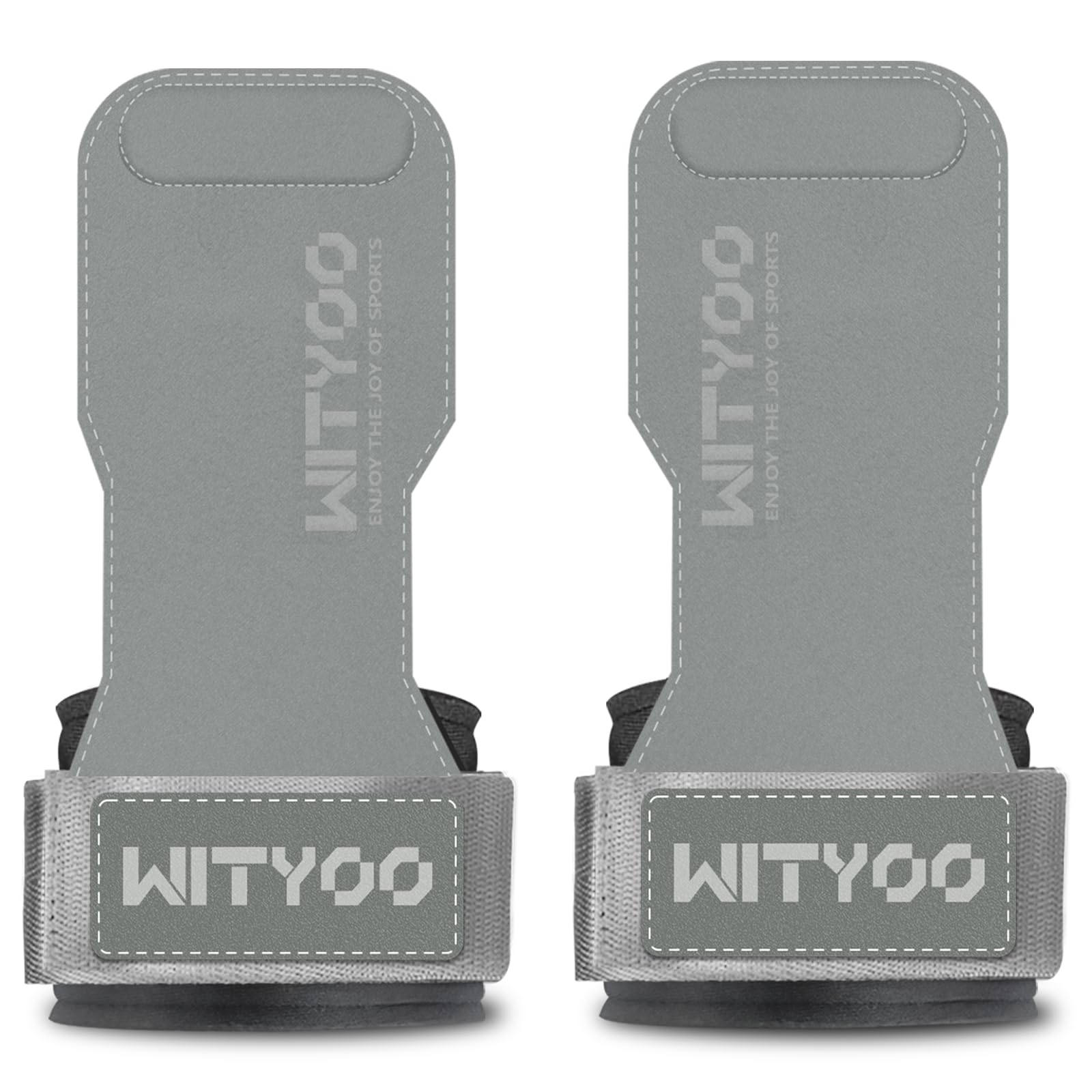 Weight Lifting Wrist Strap, Weightlifting Grip Strap for Gym Deadlifts, Powerlifting, Heavy Shrug, Pull Ups, Three Layer Leather Adjustable Training Accessory Gifts for Men Women Dad Him