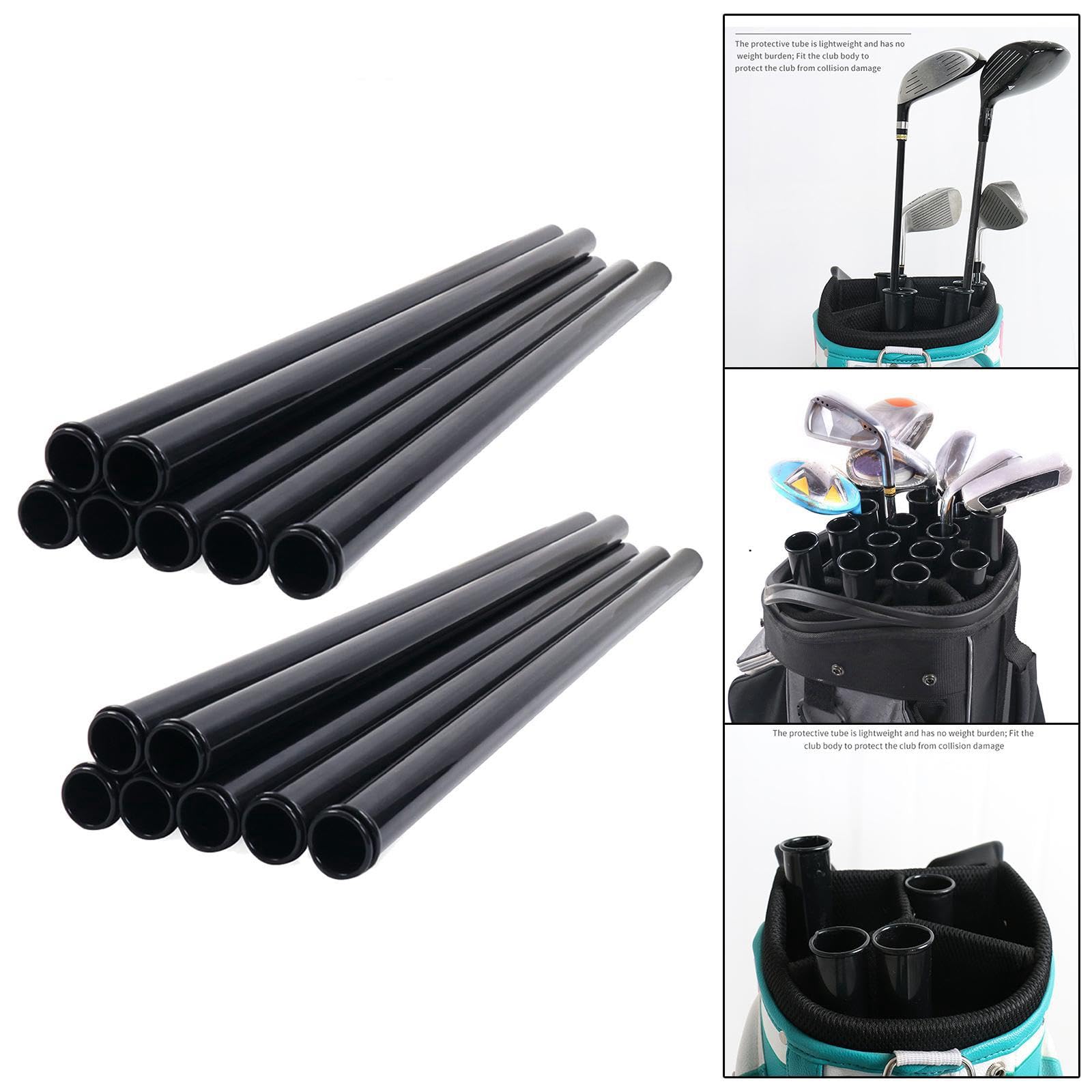 Organizador de Tubos de Golf, 14 Unidades, portátil, Resistente, Reutilizable, Ligero, divisores de Tubos de Golf