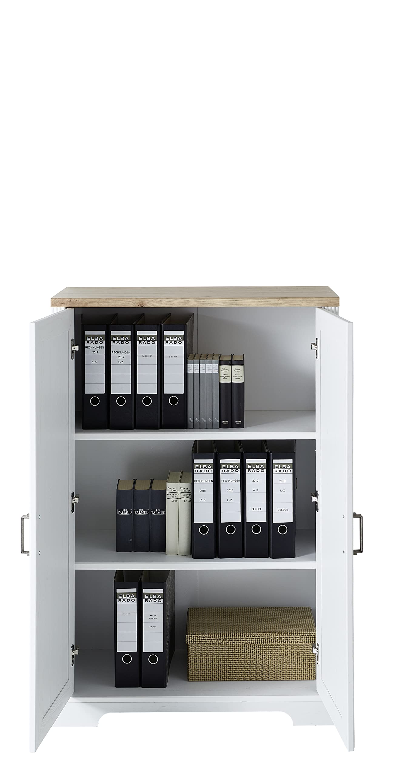 möbelando Büro-Set Arbeitszimmer Kombi Komplettset Büroprogramm Jillana VI (10-teilig)