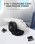 P40i by Anker Soundcore Wireless Earphones, Noise Reduction, Environmentally Adaptive Noise Reduction, Powerful Bass, 60 Hours of Battery Life, 2-in-1 Case and Phone Holder, IPX5, Wireless Charging, Bluetooth 5.3