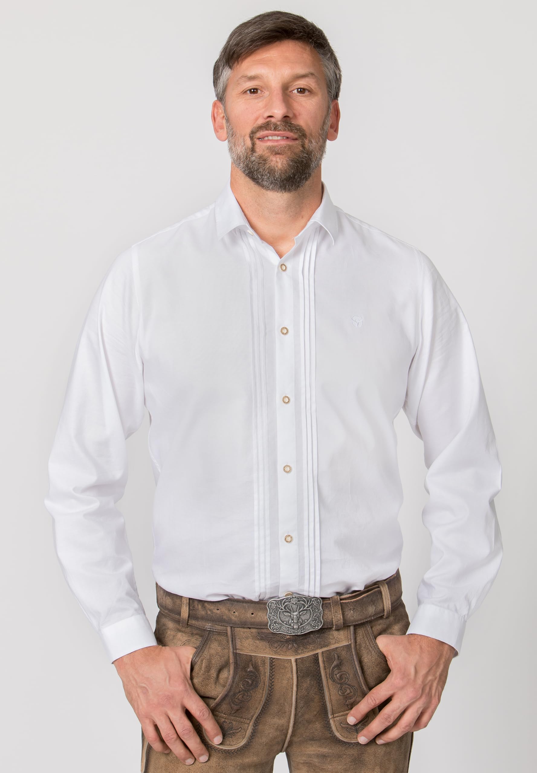 Stockerpoint Mika2 Trachtenhemden Hombre (Pack de 1)