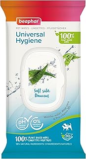 Beaphar Pflegetücher Universal Hygiene für Hunde und Katzen, 30 Stück product image
