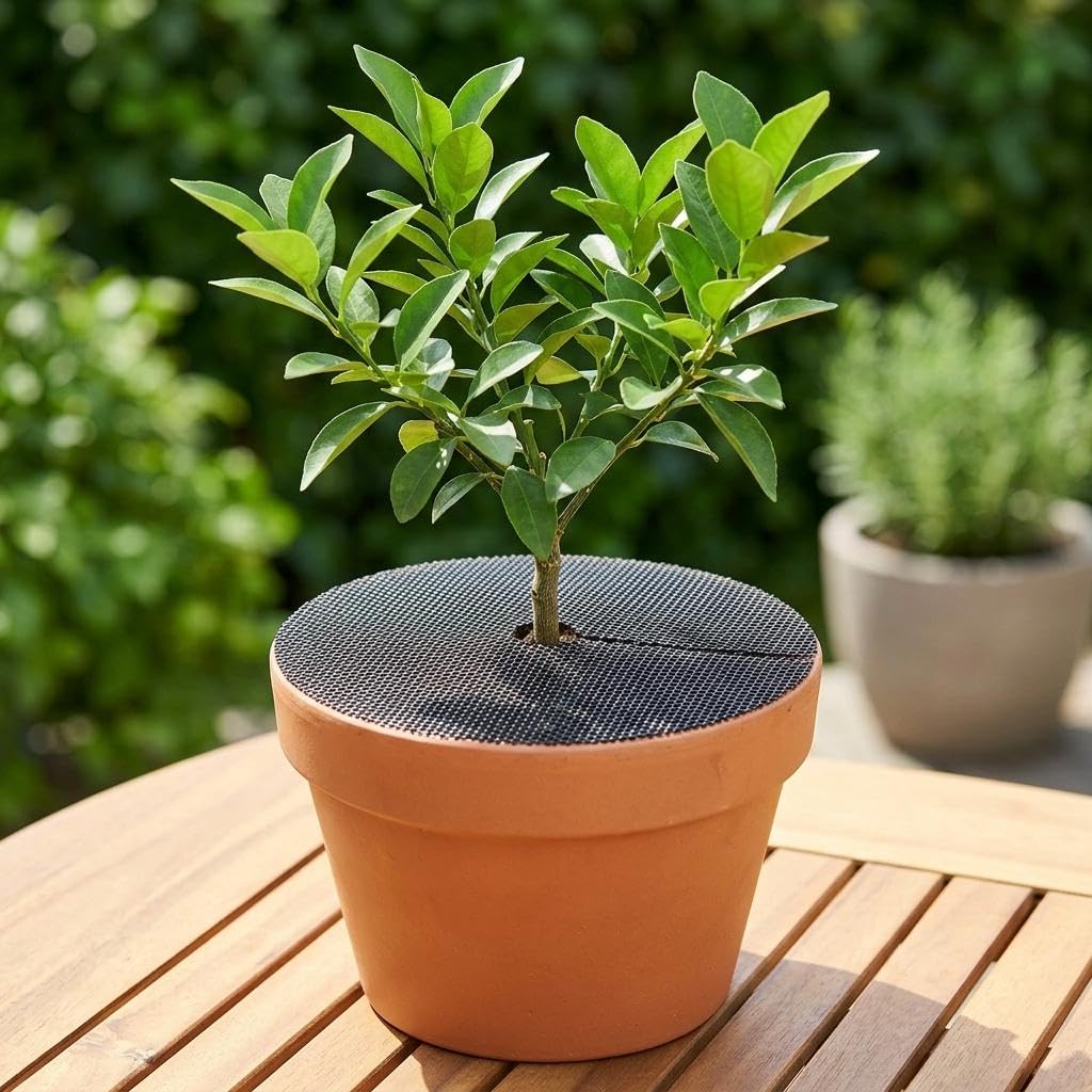 Plant Pot Cover, Soil Cover Plant Protector, Garden Soil Guard for Outdoor Potted Plants, Animal Repellent 1 Pc, 30cm Diameter 30cm Diameter, 1 Pc-image-19