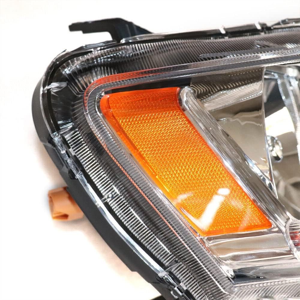 LYNICESHOP Front Headlight, Clear Headlight for Mitsubishi Lancer EVO X 2008-2017 Halogen Assembly Headlights, Assembly Replacement Factory Headlamp (Driver Side)