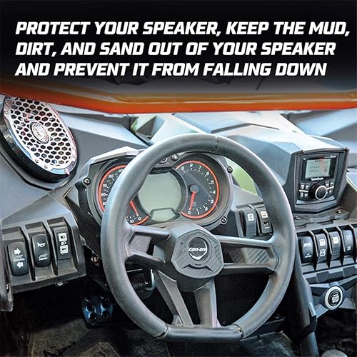 Miniatura 4 de Kiwi Master Panel de montaje de altavoz frontal para el tablero 2017-2026 Can Am Maverick X3/Max Accessories 6.5 pulgadas carcasa para altavoces
