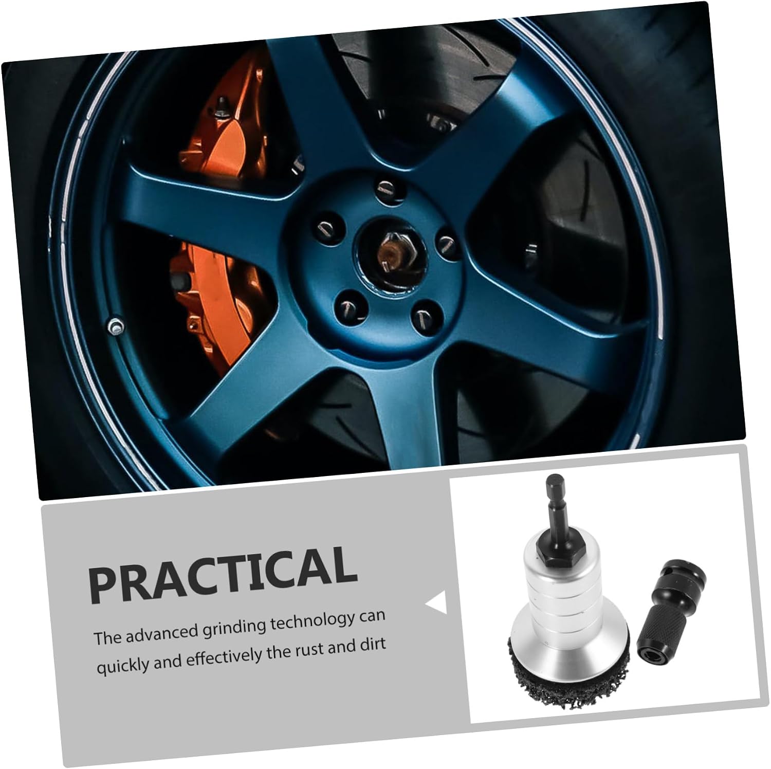 Wheel Hub Cleaning Kit Rust Removal Discs for Drill Hub Cleaning Pads for Commercial Truck