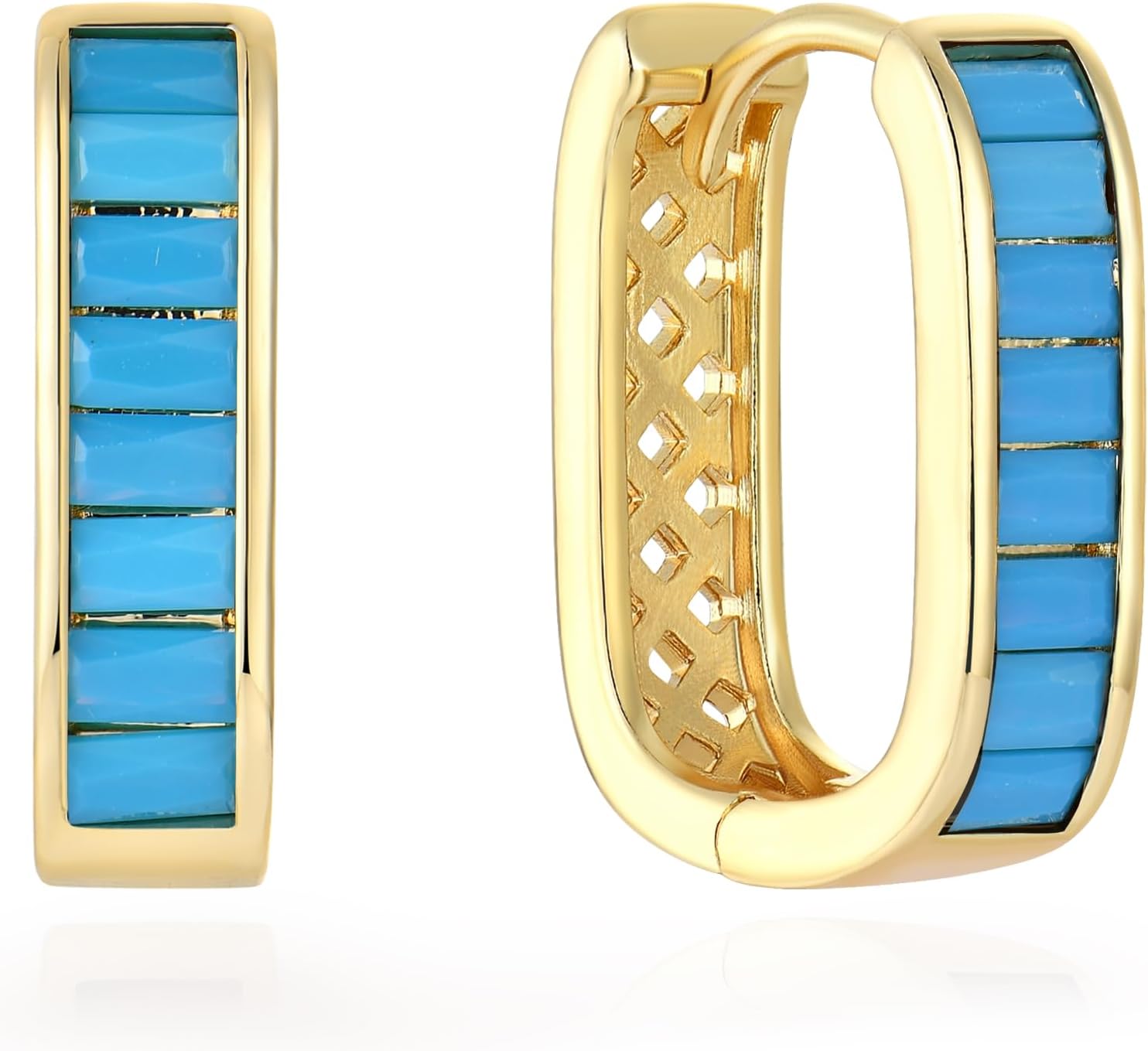 Gold Huggie Hoop Earrings Hypoallergenic Earrings Women Cubic Zirconia Jewelry Gift