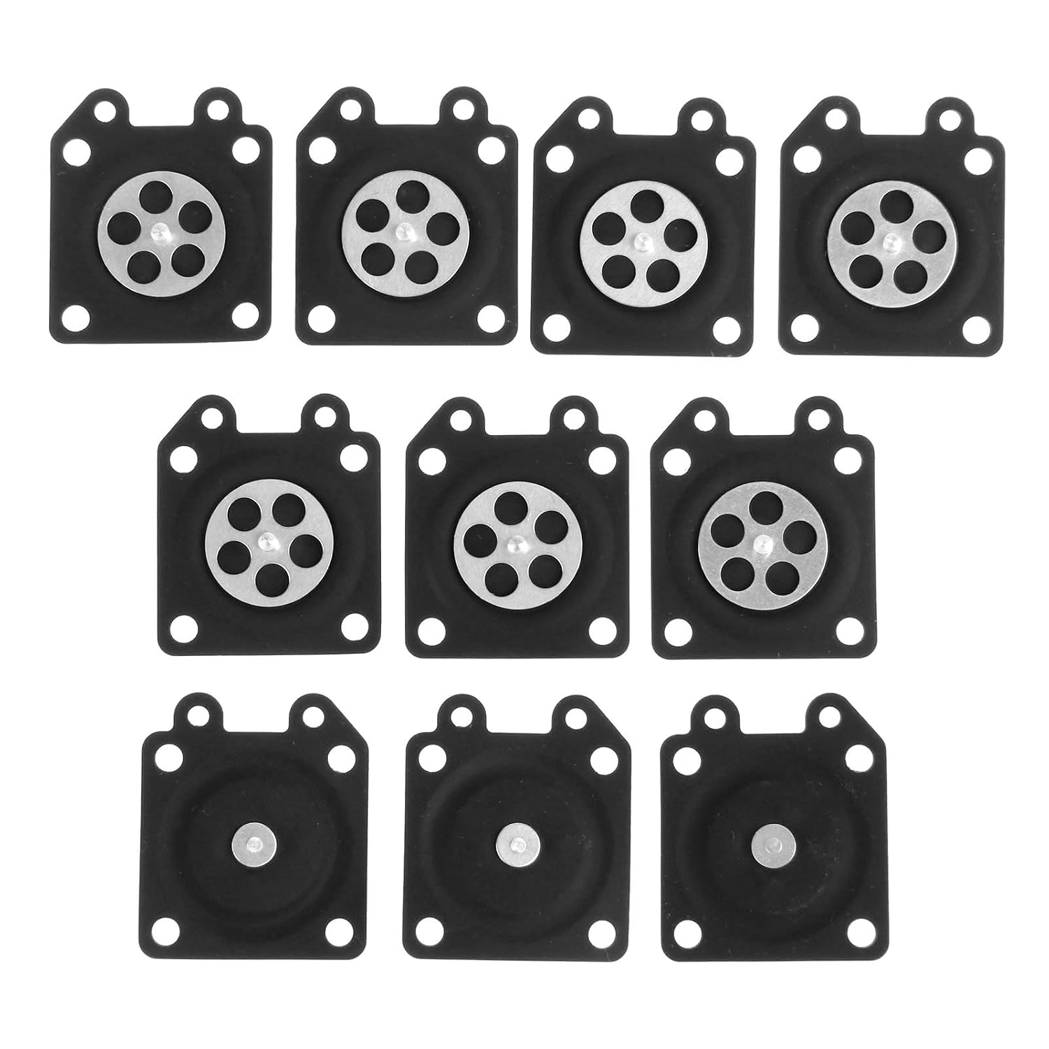 30 Membrane Per Carburatore Per Motosega 2500/3800/4500/5200/5800 – Kit Diaframma Per 017 MS170 MS180, Nero, 28 Mm