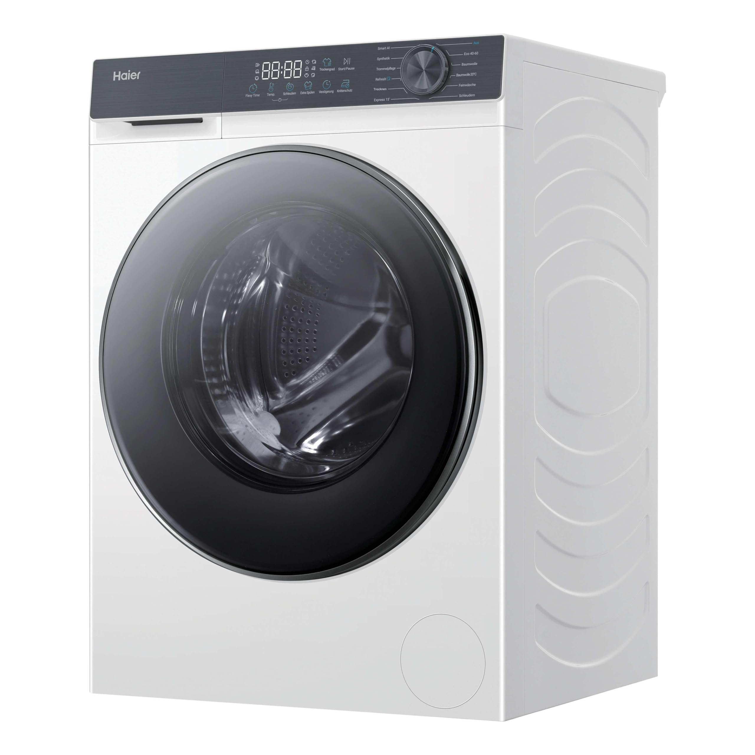 Haier Waschtrockner 8/5 kg (Waschen/Trocknen) I G3 Serie I A -20% (Waschen), 1.400 U/Min., leiser Inverter-Motor, Automatik- und Expressprogramm, Aquastop, Hygiene-Technologien I HWD80-BP1433637T | 1.400 U/Min., Leiser Inverter-Motor, Automatik- und Expre