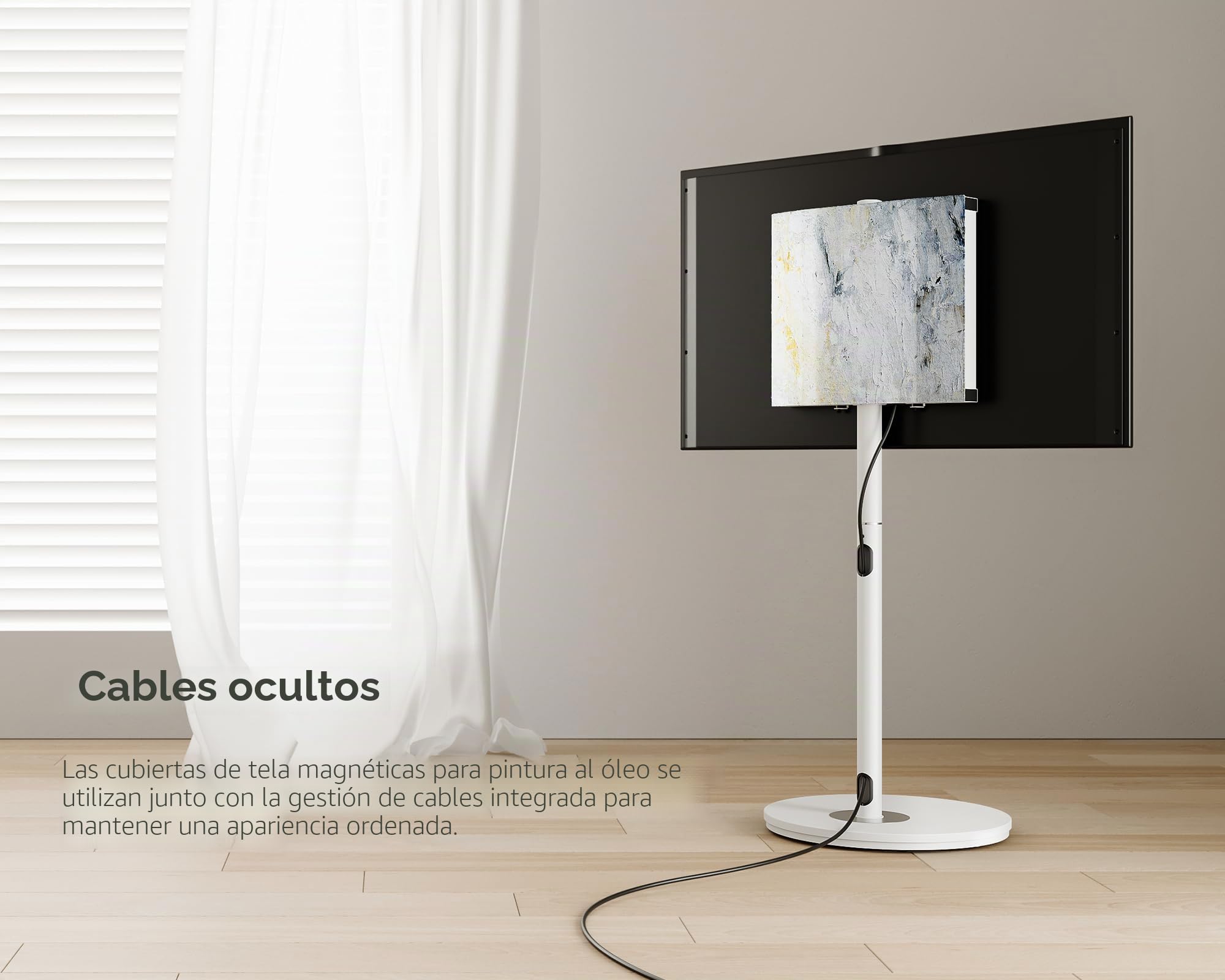 FITUEYES Soporte TV Pie para TV 32-65 Pulgadas Altura Regulable MAX VESA 400 * 400 mm Capacidad de Carga 35 kg Serie Master