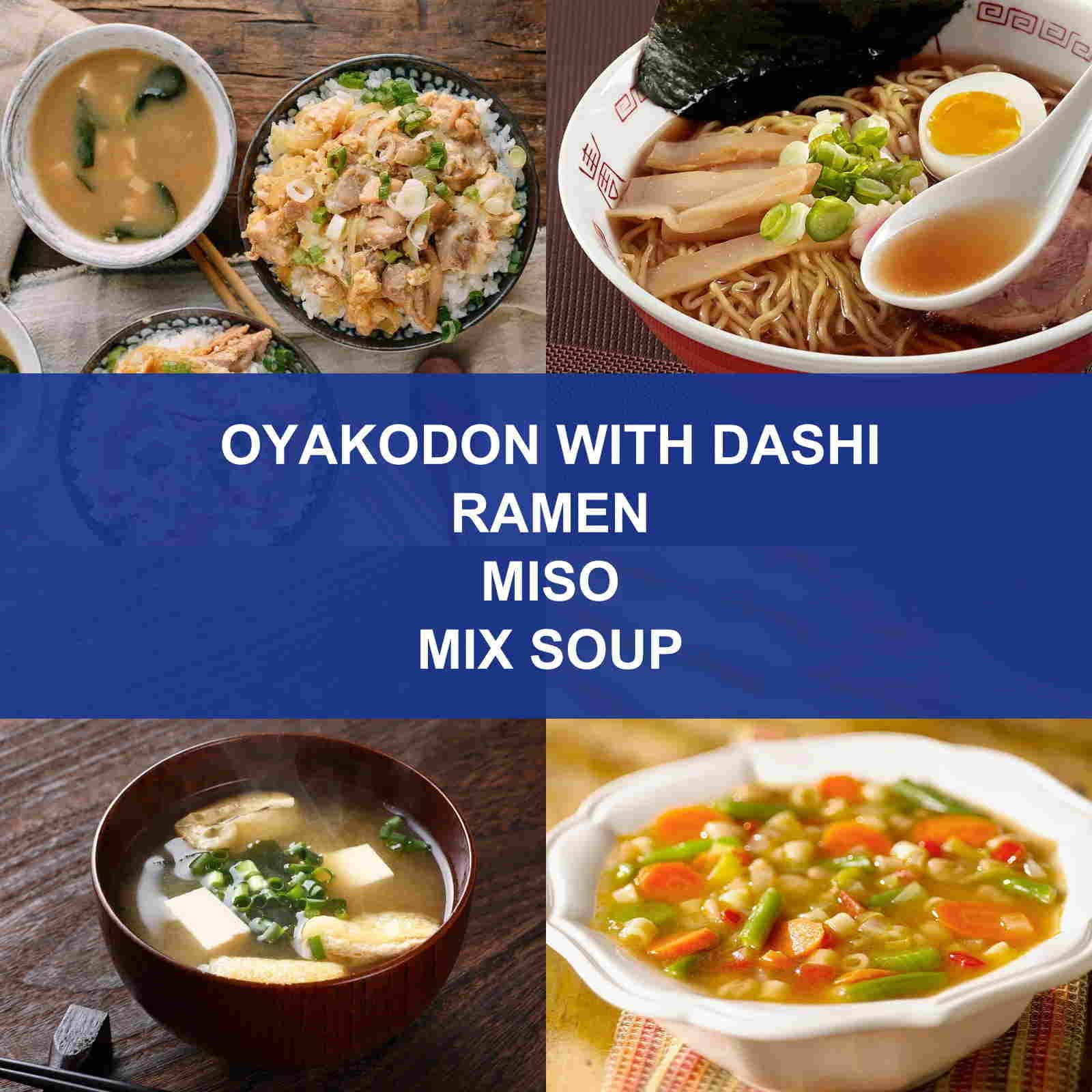 JAYUSS Japanese Dashi Packet, Traditional Dashi Soup Stock 8g×18pacs, No MSG, No Additives 5 Natural Ingredients Perfect Base for Soups, Stews, Stir-fries 5.08 Oz