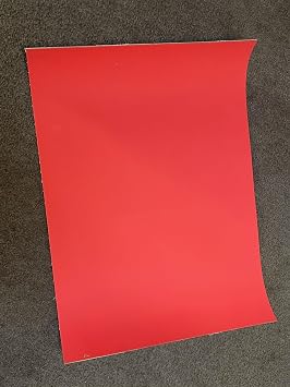 Offset Printing Blanket for use with Etching Presses & More. Size 15 in. x 21 in. x .077" Thick. Red EPDM Rubber Face & Cotton Canvas Backing