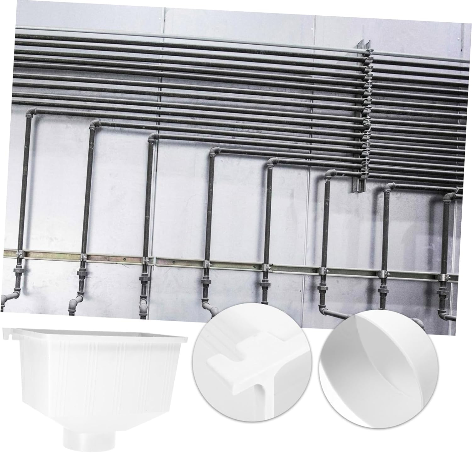 Gadpiparty Downspout Rain Diverter Gutter Downspout Strainer Rain Water Catching System for Home
