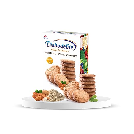 Diabodelite 200G Cookies Oats & Almond Flavour Delight For Diabetics