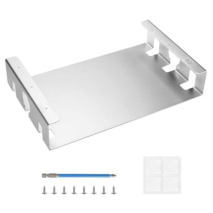 Buy Under Table Shelf Clear Under Desk Shelf for Laptop, PC,Mac Mini