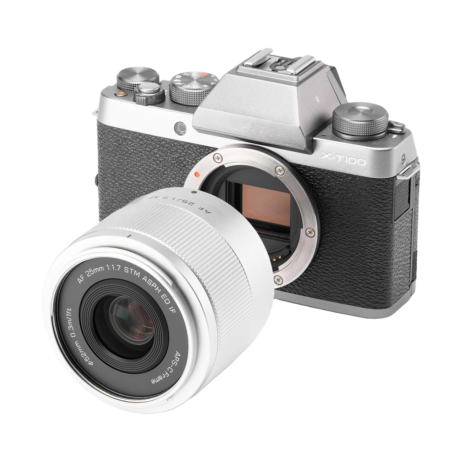 VILTROX AF 25 mm F1.7 Fuji X Air APS-C - Obiettivo con messa a fuoco | Obiettivo leggero AF con messa a fuoco automatica con grande apertura, ottica di alta qualità, compatibile con fotocamere