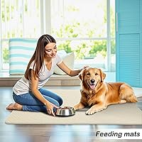 Vista 4 de hyha Manta impermeable para perro, manta suave para cama de perro, manta para mascotas, funda impermeable lavable para sofá, fundas reversibles