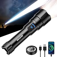 Vista 16 de SKYFIRE LED Flashlights High Lumens with Ignition Lens&Color-Changing Yellow/Blue Lenses,2000lm Super Bright Rechargeable,Zoomable,4