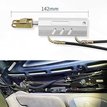 Convertible Top Hydraulic Lift Cylinder with Lines Compatible with Mercedes-Benz SLK230 SLK320 SLK32 AMG R170 1998-2004 A1708000072 1708000072