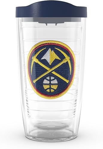 Tervis Made in USA Double Walled NBA Denver Nuggets Insulated Tumbler Cup Keeps Drinks Cold & Hot, 16oz, Primary Logo