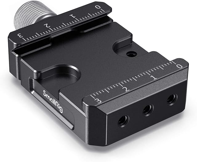 SMALLRIG Quick Release Clamp Compatible with Arca Standard for DJI Ronin S/Ronin SC, for ZHIYUN Crane2/ Crane3/Weebill Lab/Weebill S, for Moza Air2 Gimbals - DBC2506