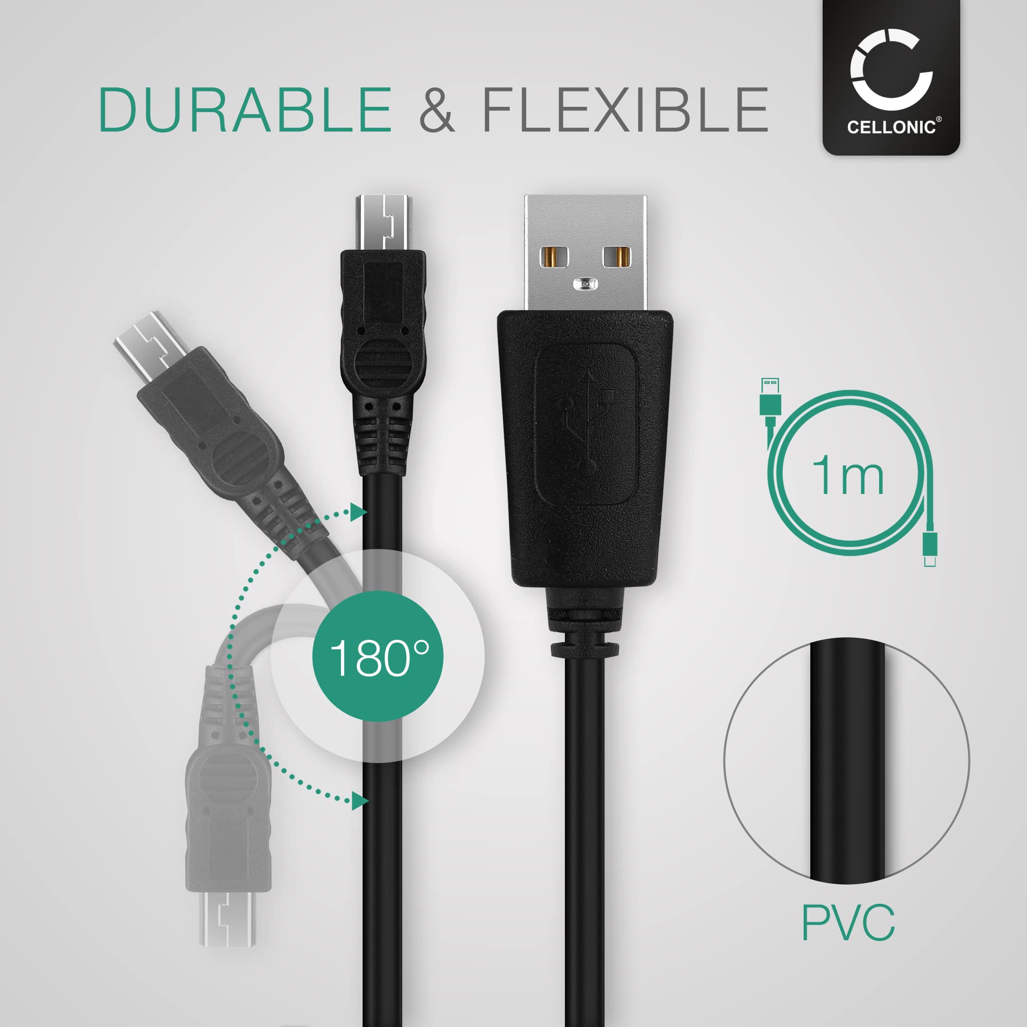 USB Charger Charging Data Cable Cord Lead for SanDisk Clip Sport Plus MP3 Player