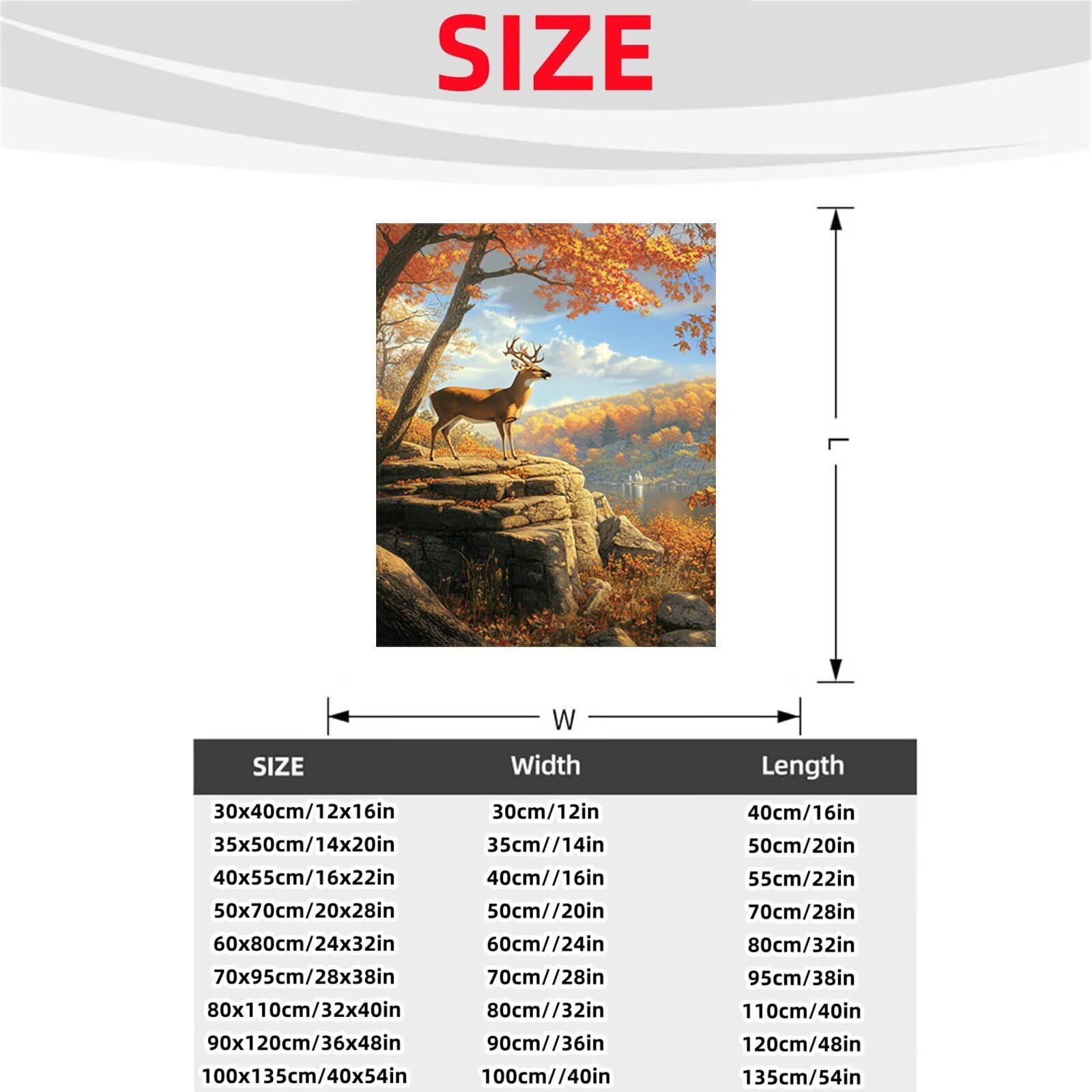 Malowanie po numerach, dla dorosłych, zwierzę, malowanie według numerów, zestawy jelenia, hobby dla dorosłych i kobiet, artykuły artystyczne, 82 x 100 cm, sztuka ścienna, przejrzystość kolorów, płótno