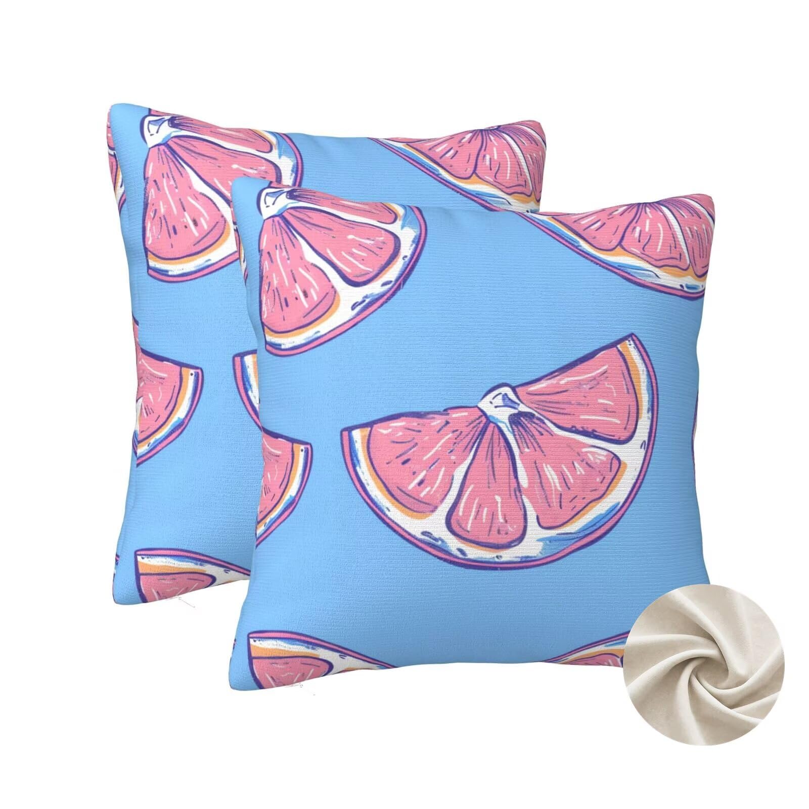 Housse coussin bleu 60x60 lot de 2 pour rénover vos vieux coussins de canapé