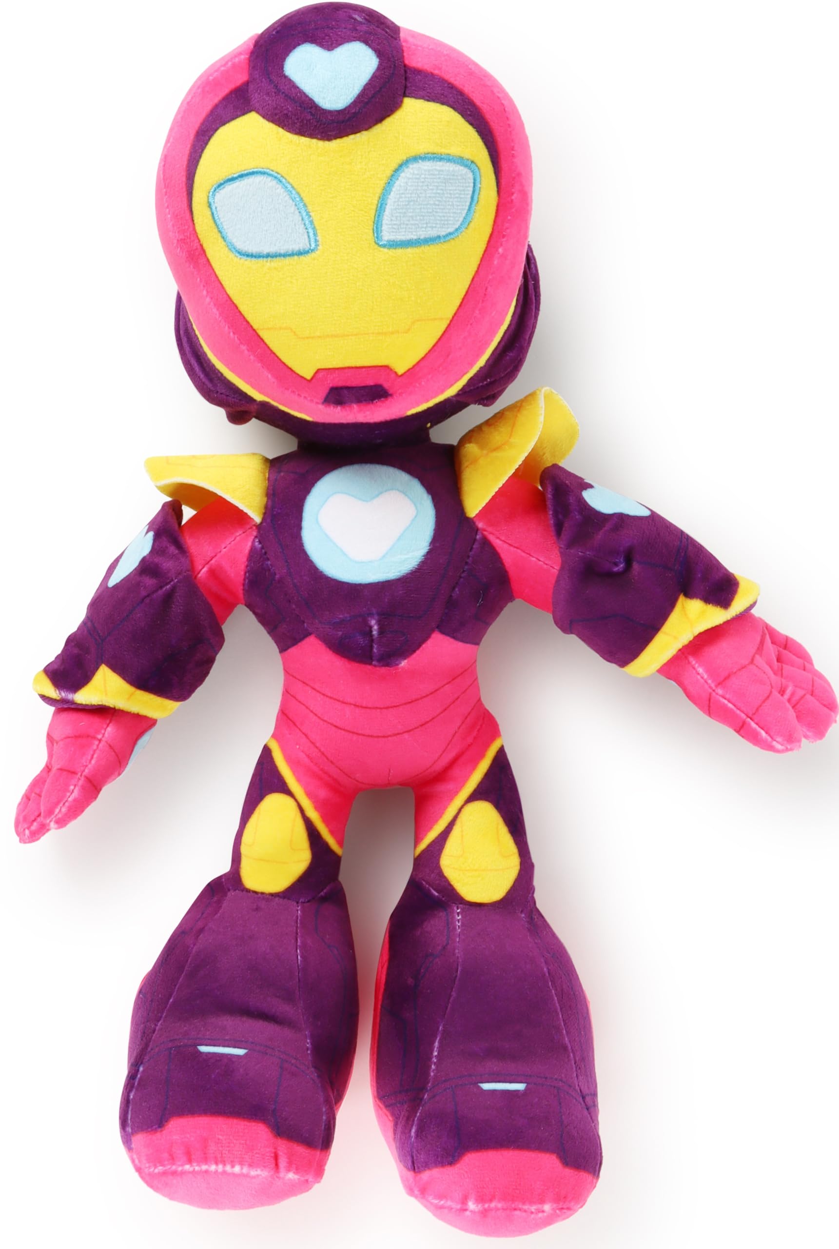 Jay Franco Marvel Kids Plush Pillow Buddy - Ultra-Soft Stuffed Plushie & Cozy Pillow, Official Licensed Product, Purple - Iron Man and His Awesome Friends, 17 Inches โ image 1