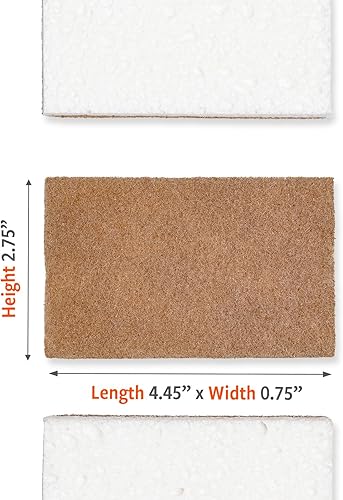 Miniatura 7 de Full Circle Esponjas de cocina de nuez, paquete de 2 – Esponjas de cocina de doble cara, a base de plantas y recicladas, suaves con utensilios de