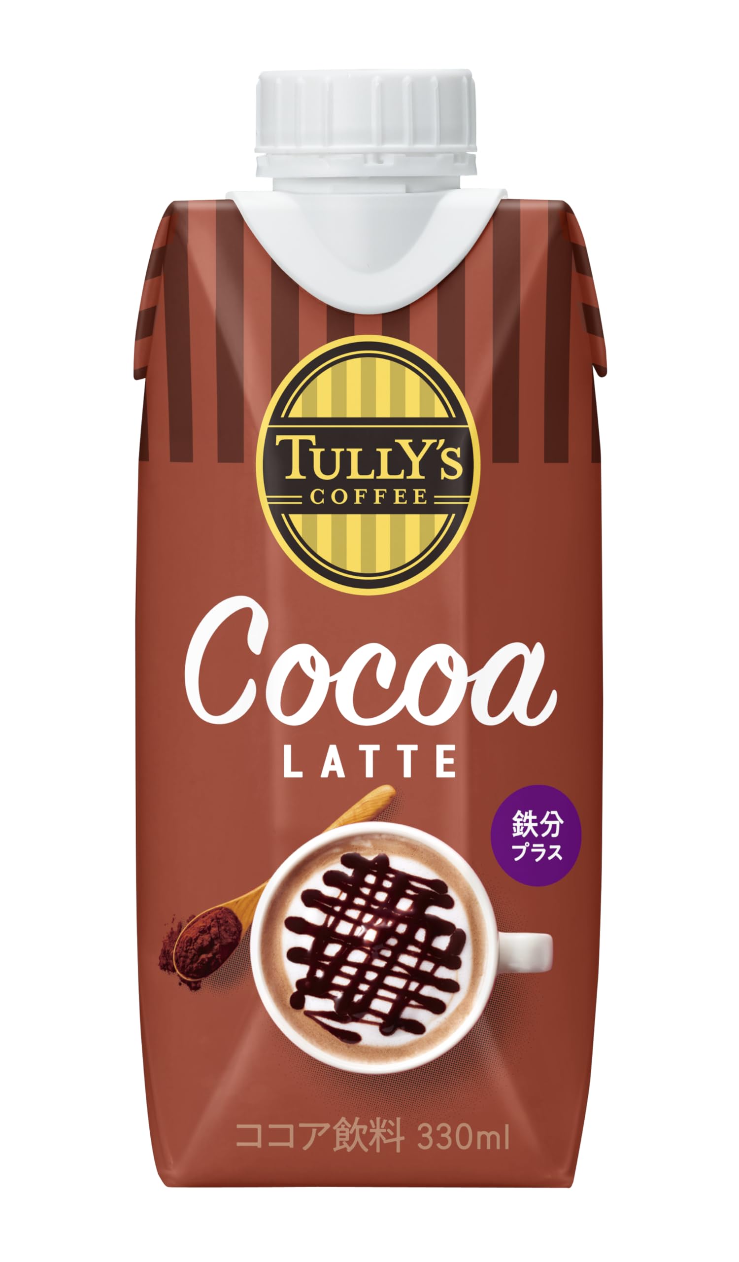 Amazon.co.jp: タリーズコーヒー ココアラテ 330ml×12本 キャップ付き