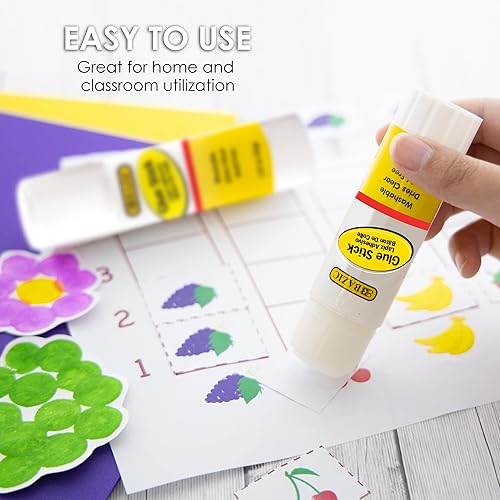 Miniatura 3 de BAZIC - Barra de pegamento grande transparente para proyectos de arte y oficina (paquete de 3 unidades. 0.7 onzas)