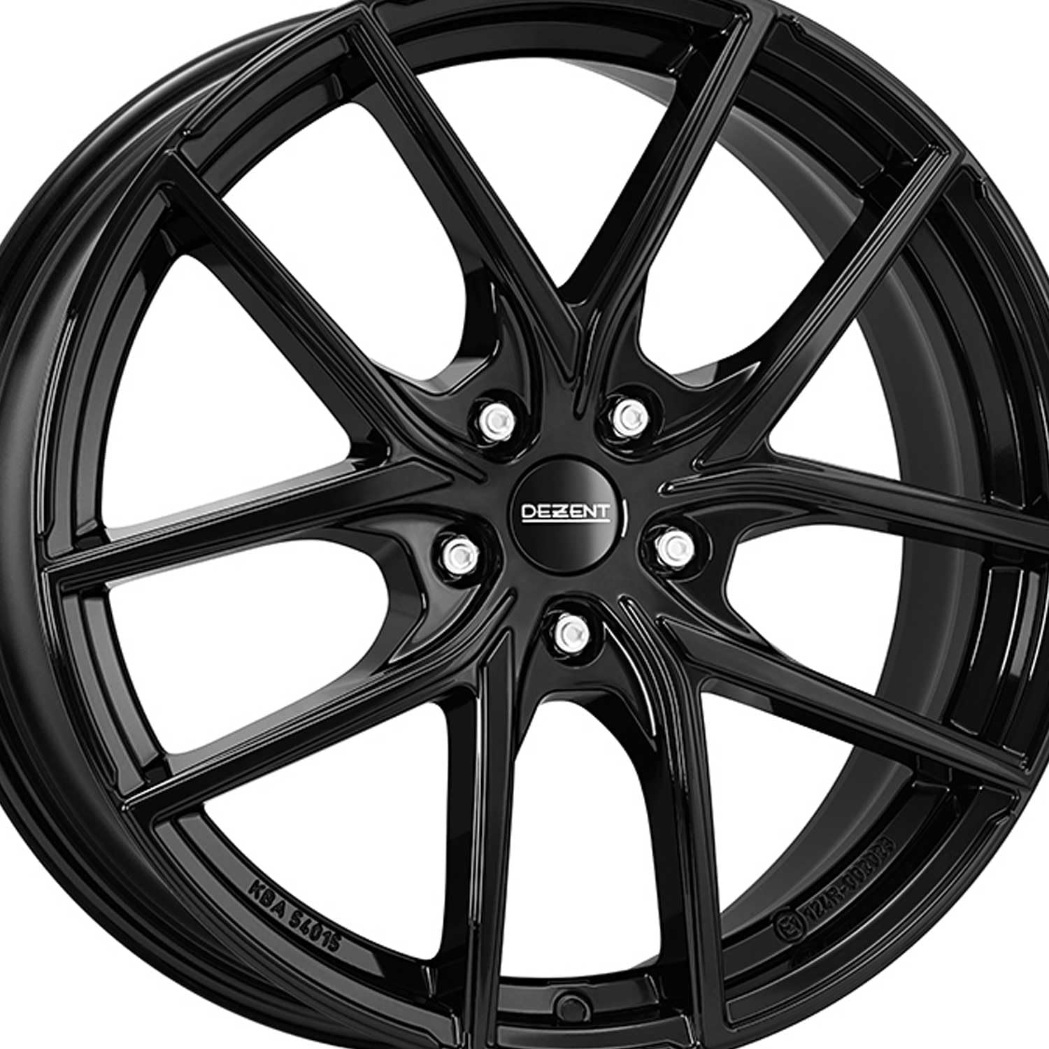 4x Dezent cerchi in alluminio TO black 7.5Jx18 ET50 5x112