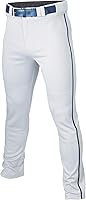 Easton Men's Rival+ Piped Baseball Pants - Full Length Semi-Relaxed Fit, Adult Sizes, Multiple Colors