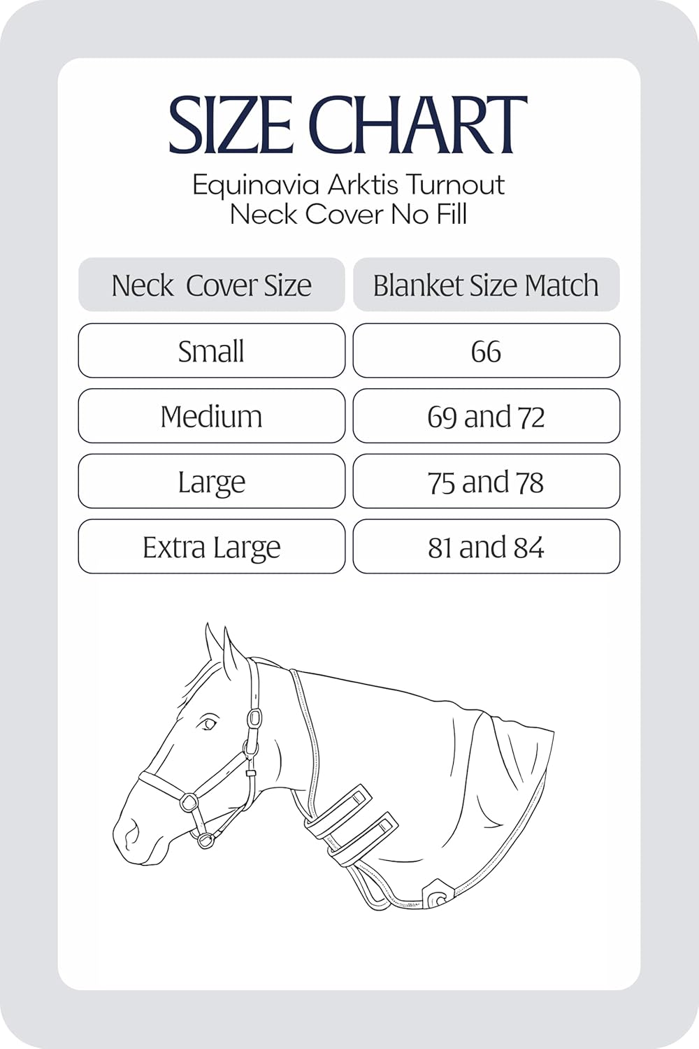 Equinavia Arktis Turnout Neck Cover No Fill | 1200 Denier - Carbon Gray - L