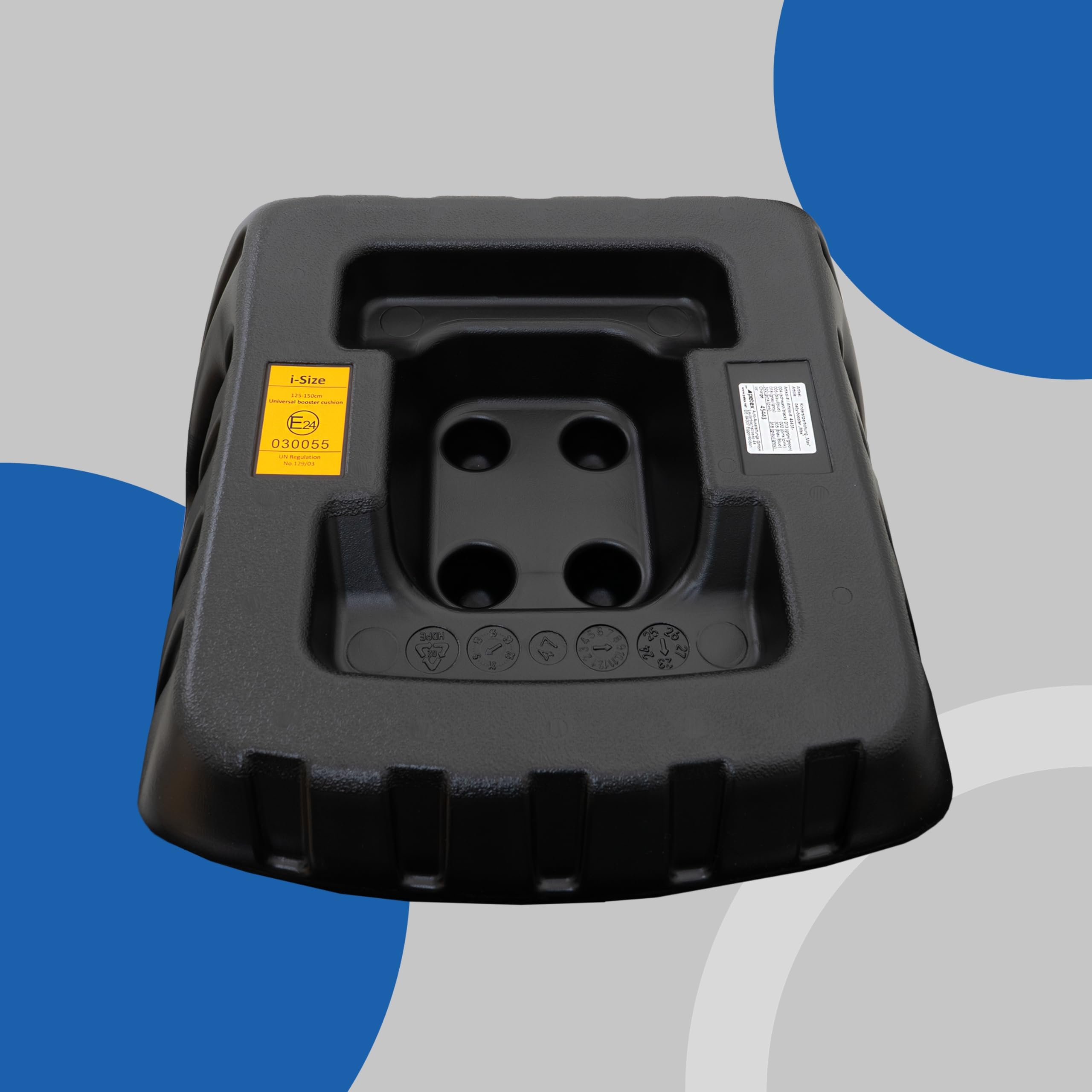 PETEX Max Kindersitzerhöhung i-Size R129/03 schwarz