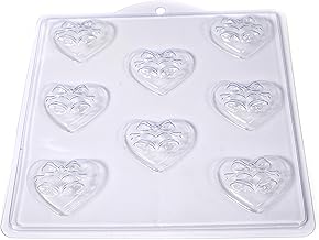 Cavity of 8 Bells on Heart-Shaped Soap Mould M144
