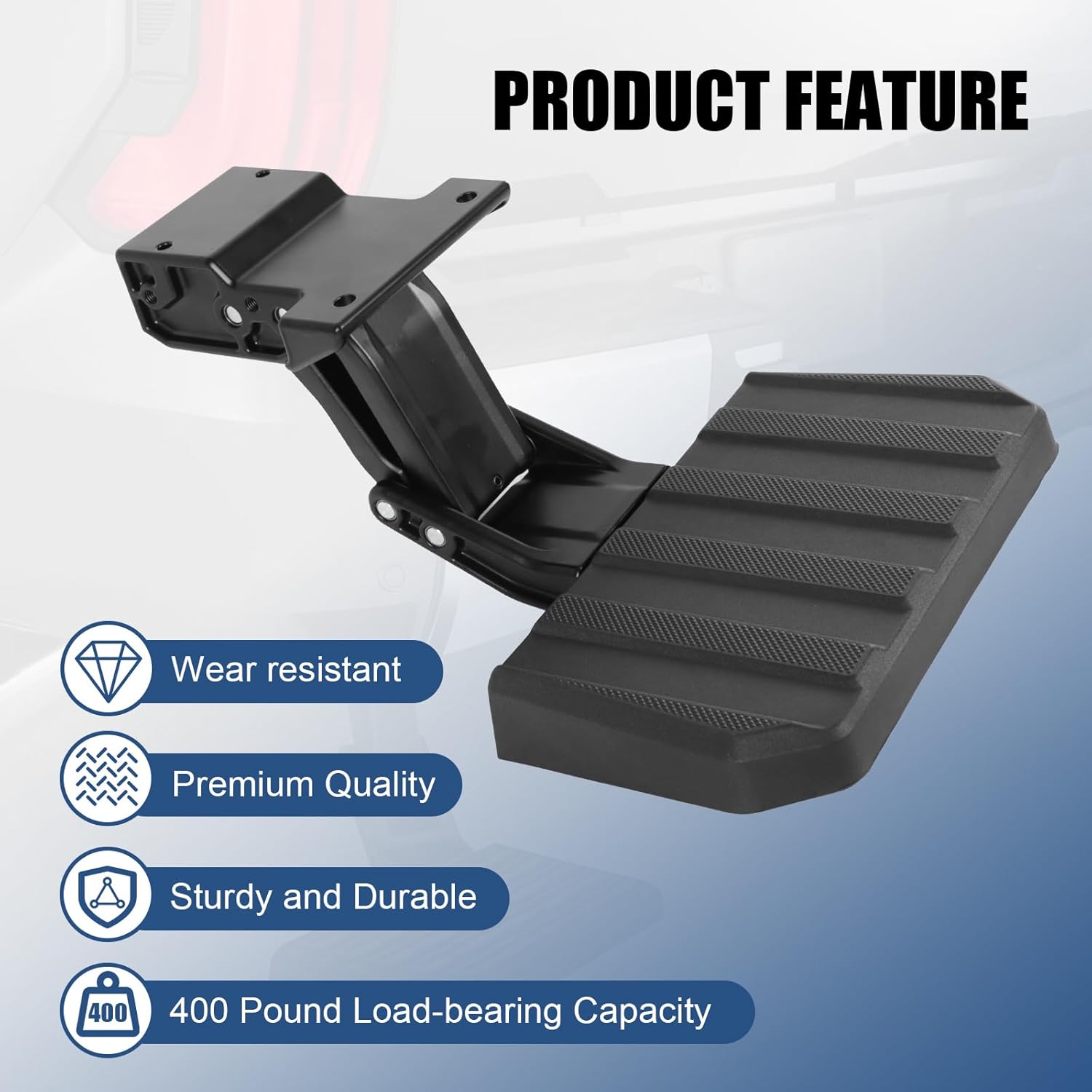 Retractable Bed Step Truck Side Step Compatible with 2023 2024 2025 Ford F-250 Super Duty Left Driver Side Replace# VPC3Z-17A958-D