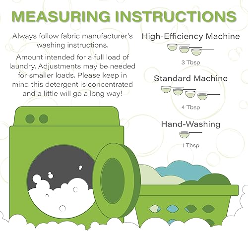 Miniatura 7 de Heritage Park - Detergente multiusos Shore Breeze, ligeramente perfumado, pH neutro, enzimas antimanchas, ultra concentrado (tamaño de prueba de 4