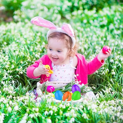 Miniatura 5 de CAMIRUS 12 Packs Filled Easter Eggs with Mini Plush Animal Toys, Cute Stuffed Animals Keychains Filled Surprise Plastic Eggs for Kids Easter Basket