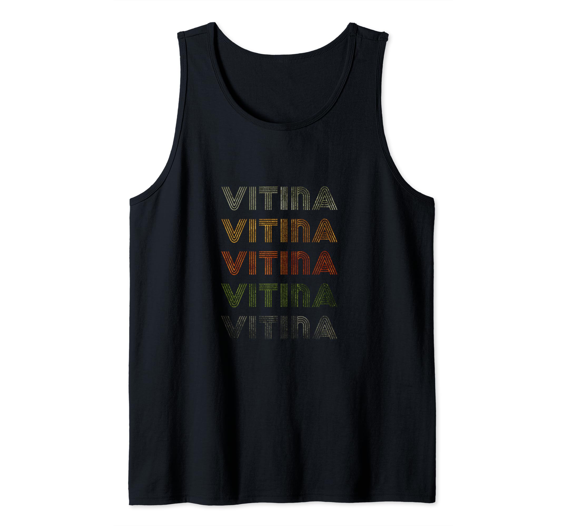 Love Heart Vitina Tee Grunge Vintage Style Black Vitina Tank Top