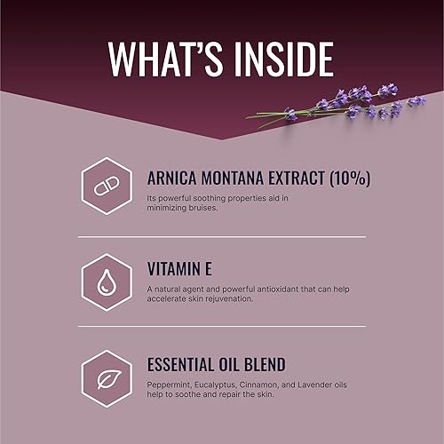 Miniatura 2 de Approved Science Crema de moretones - Árnica y lavanda - Calma y desvanece moretones - 2 onzas líquidas - Vegana