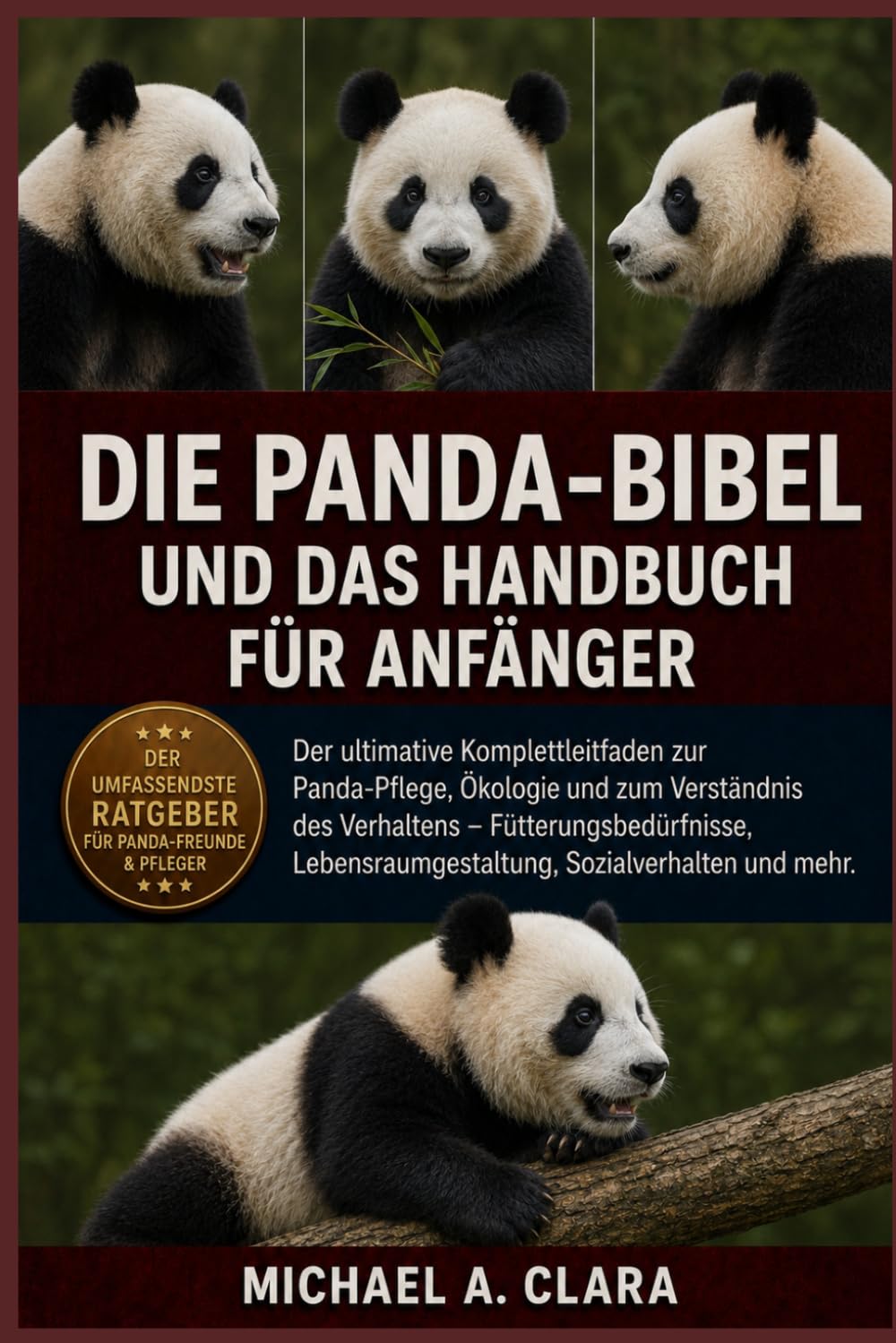 DIE PANDA-BIBEL UND DAS HANDBUCH FÜR ANFÄNGER: Der ultimative Komplettleitfaden zur Panda-Pflege, Ökologie und zum Verständnis des Verhaltens – ... Sozialverhalten und mehr.