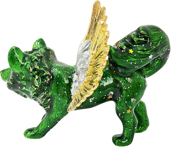 Feng Shui Sky Fox Good Luck Enhancement of Resource Luck Amulet Statue