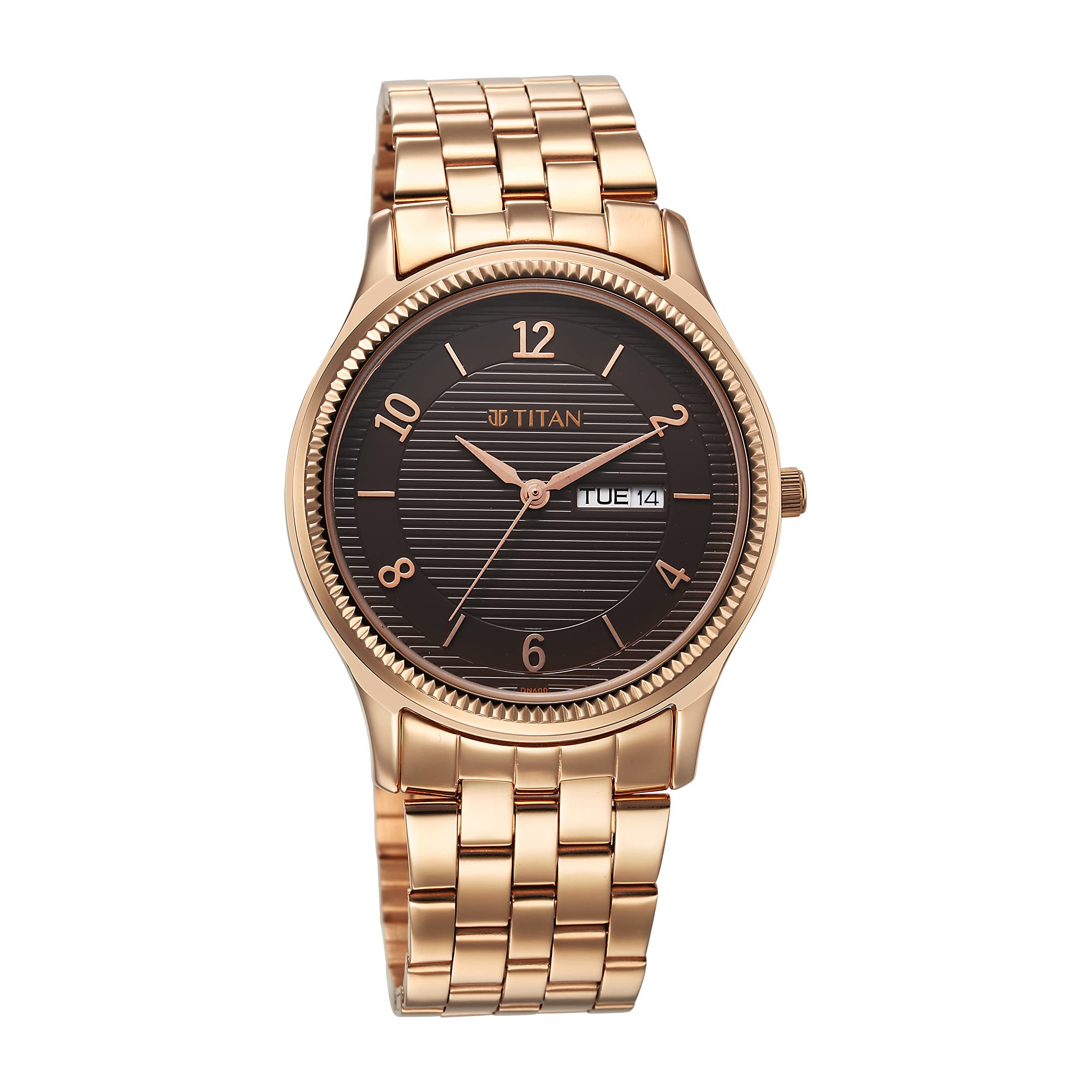 Titan Karishma Brown Dial Analog with Day and Date Stainless Steel Strap Watch for Men-NS1824WM01 (B0C1BRM1X5) Amazon Price History, Amazon Price Tracker