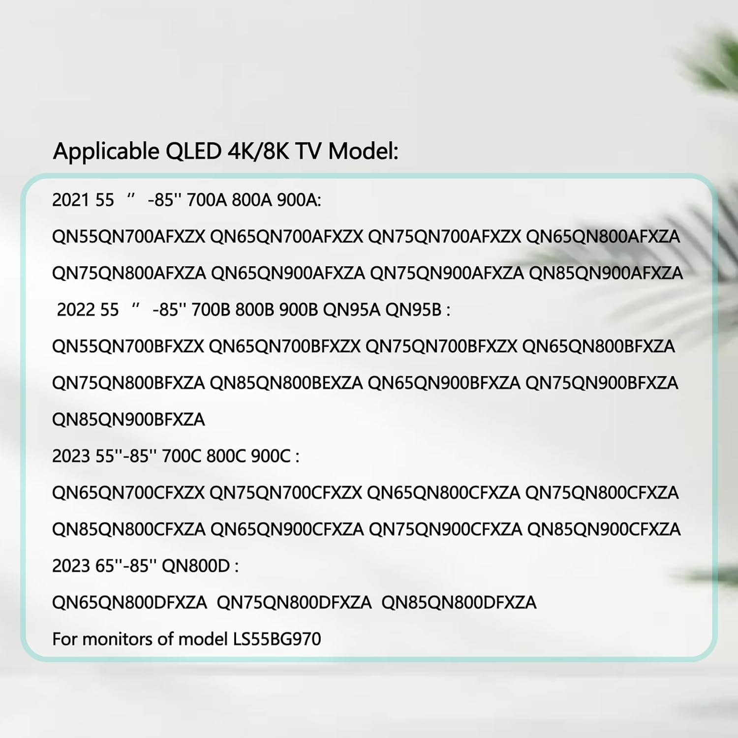 2.5m /8.2ft BN39-02688B One Connect Cable Compatible with Samsung QLED 2021, 2022, 2023 4K/8K TV (Fits QN700A,QN700B,QN700C,QN800A,QN800B,QN800C,QN800D, QN900A,QN900B,QN900C,QN95A,QN95B Series)